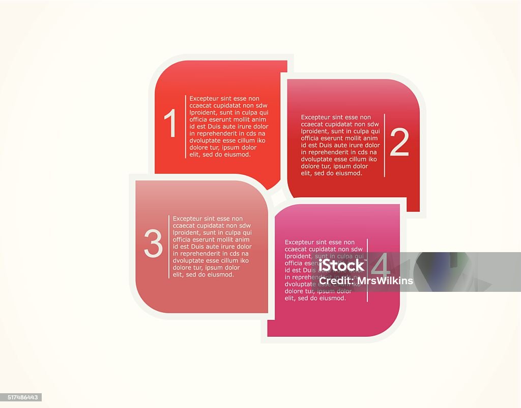 Simple Progress Vector Modern Vector Paper Progress Steps Stock Illustration - Download Image ...