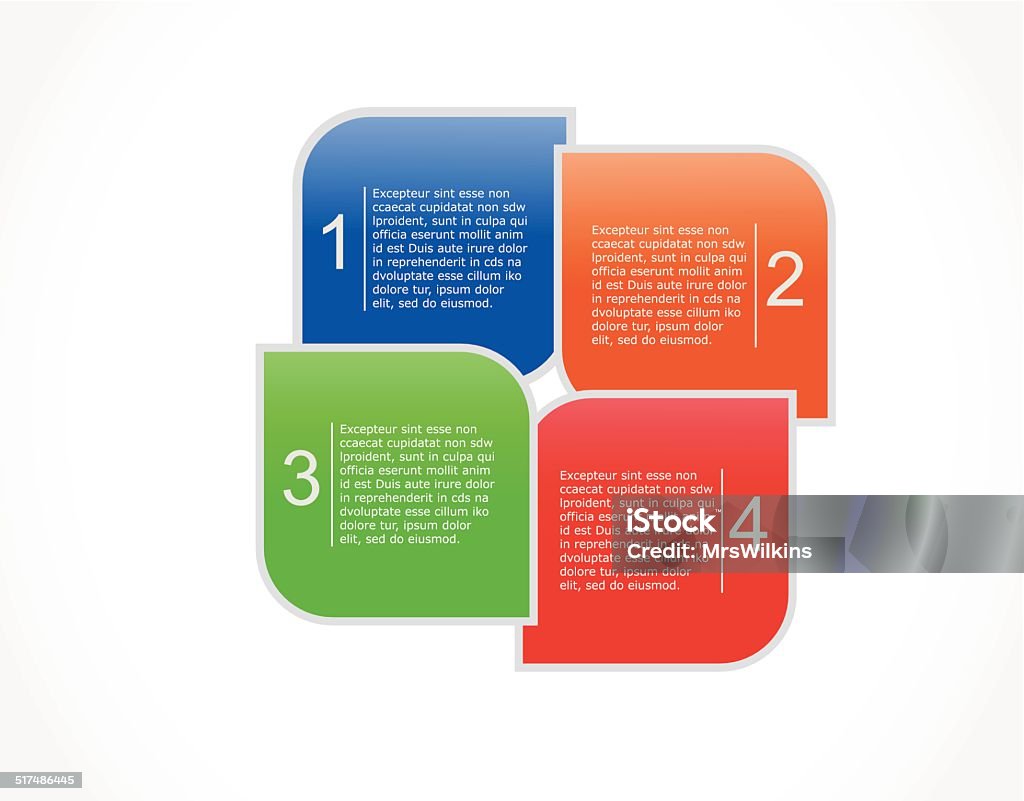 Simple Progress Vector Modern Vector Paper Progress Steps Stock Illustration - Download Image ...