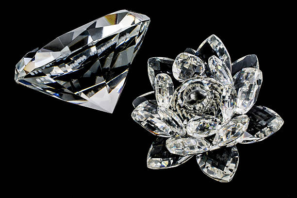 istock crystal of flower and diamond 517488027