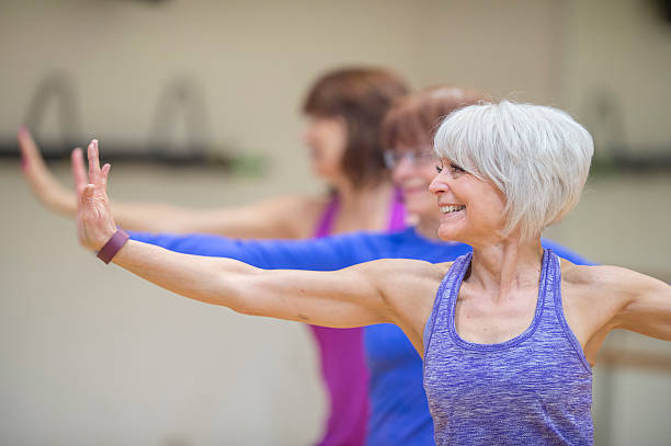 istock A multi-ethnic group of mature adults are taking an 517490868