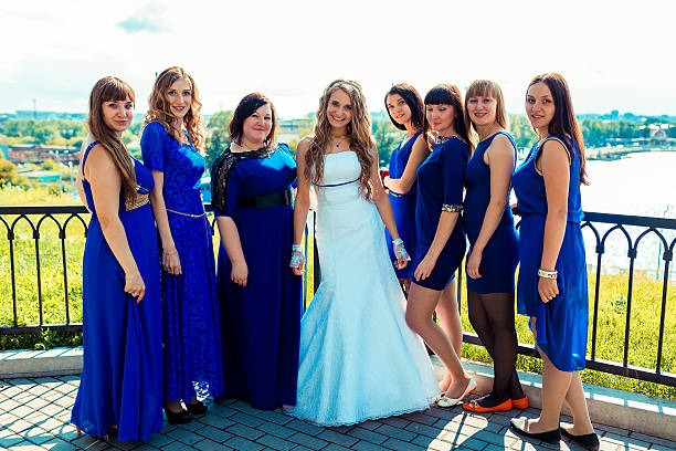 istock Happy bride and groom on their wedding 517491126