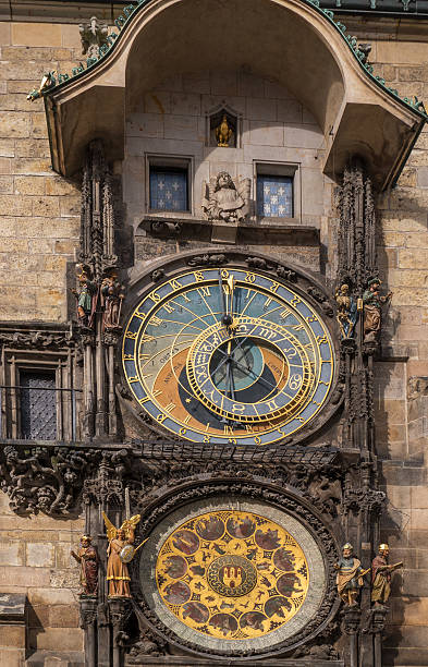 istock Prague orloj, Medieval astronomical clock in Prague 517494492
