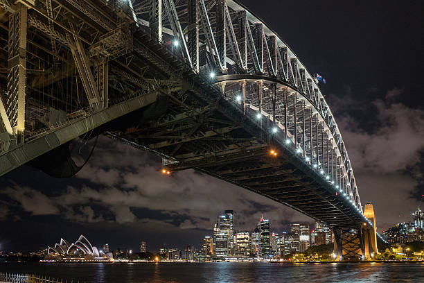 istock Sydney Harbor Bridge at dusk 517495094