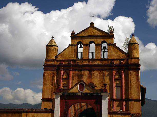 istock Frontal View of Colonial San Nicolas Church 517496602