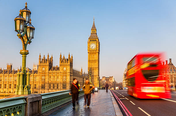 istock Big Ben and red double-decker bus, London 517497873