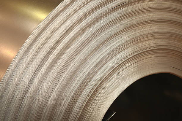 istock Rolls of steel sheet 517498538