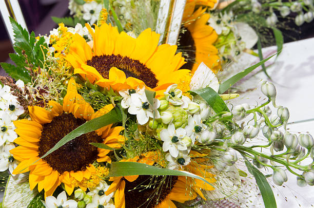 istock Bouquet of sunflowers. 517498678