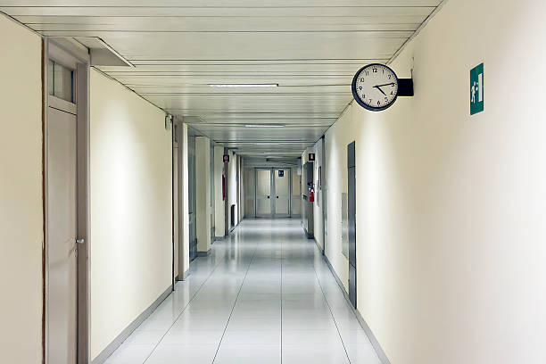 Free Stock Photo of Long Hallway With Clock | Download Free Images and ...