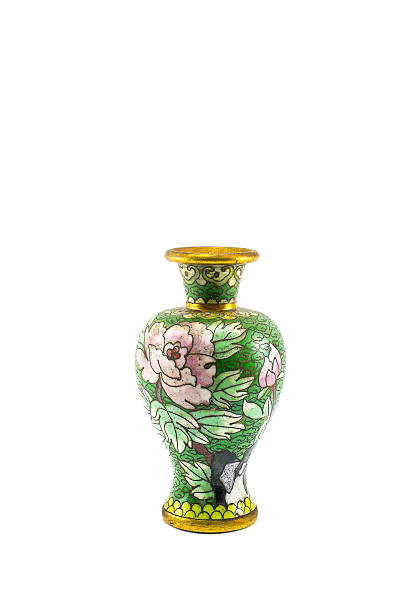 Thai art, handmade flowers vase