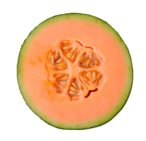 istock cantaloupe melon isolated on white background 517500793