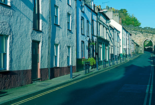 istock Apartments and medieval wall in Conwy Wales 517501998