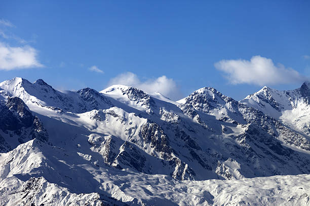 istock Winter mountains at nice sunny day 517502596