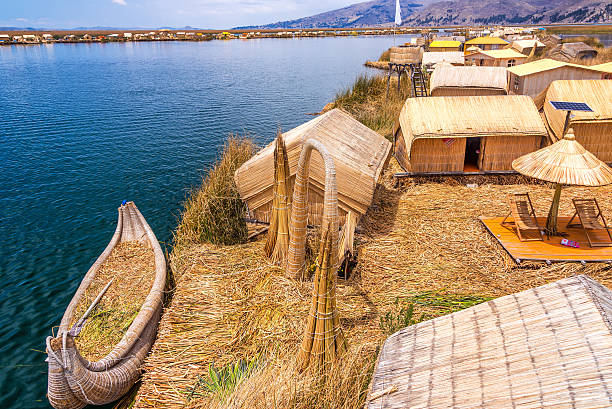 istock Uros Islands and Boat 517503673