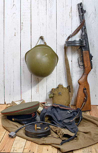 istock equipment of the Soviet soldier during World War II 517504821