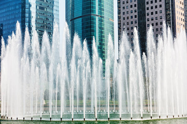 istock Fountain in city park 517511506