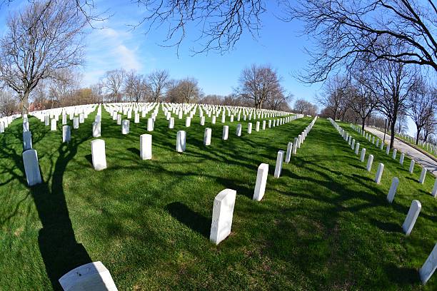 istock Veterans Cemetery with a Fisheye Lens 517512376