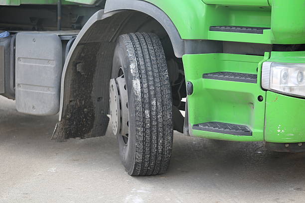 istock Truck Wheel and Cabin Stairs 517512874
