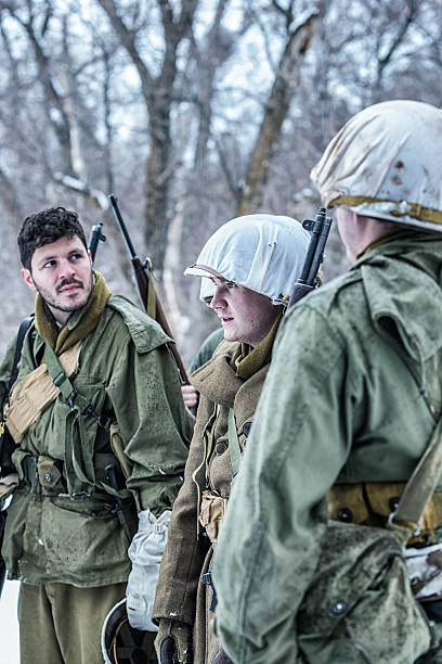 istock WWII US Army Winter Soldiers Waiting for Orders 517515482