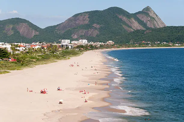 Camboinhas Beach in Niteroi, Rio de Janeiro State, Brazil.