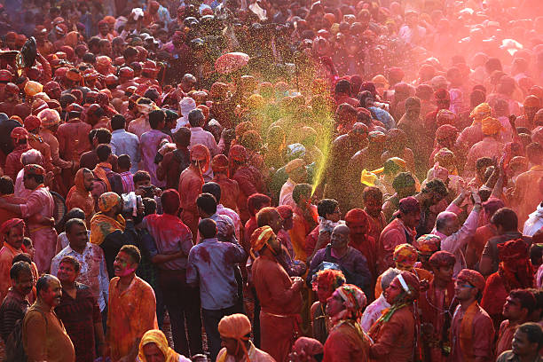 istock Indian people celebrating holi 517518200