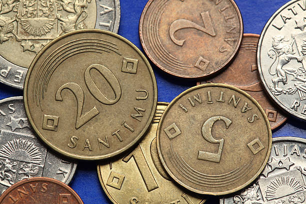 istock Coins of Latvia 517519371