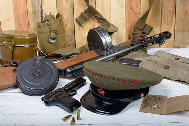 istock equipment of the Soviet soldier during World War II 517520381
