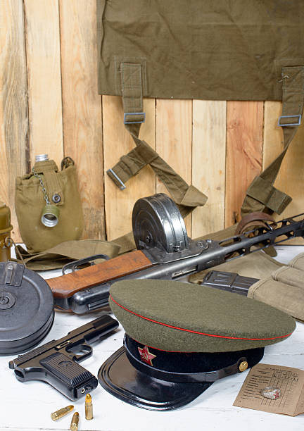 istock equipment of the Soviet soldier during World War II 517520483