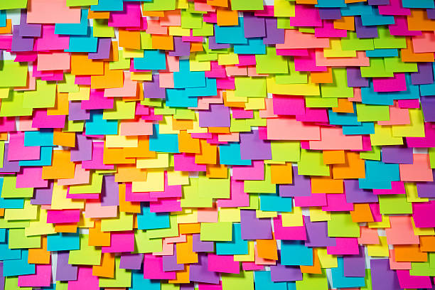 istock Many of colorful stickers 517521155