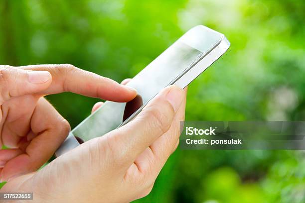 Woman Using A Smart Phone Stock Photo - Download Image Now - Adult, Close-up, Communication