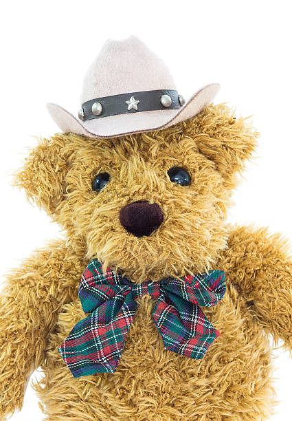 istock Close up cowboy toy on white 517522874