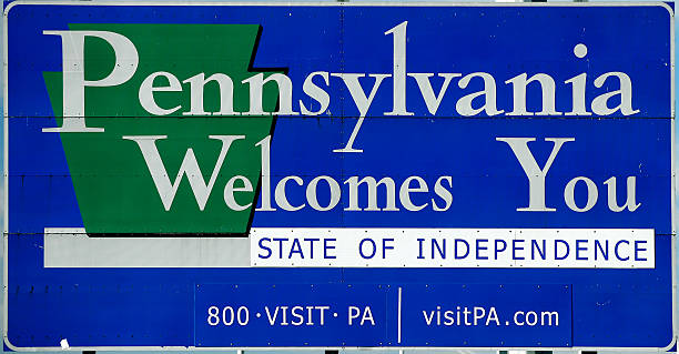 istock Welcome to Pennsylvania sign 517523814