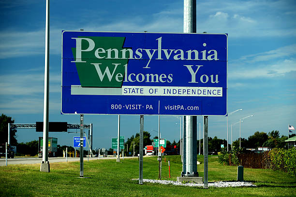 istock Welcome to Pennsylvania sign 517523854