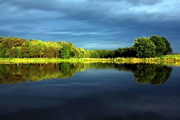 Inundation before sunset