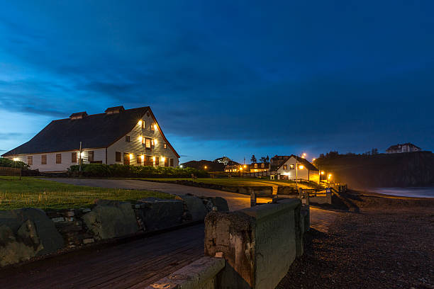 istock Perce Rock Township at Night, Quebec Canada 517524992