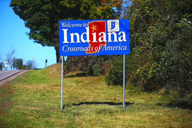 istock Welcome to Indiana Sign 517525226