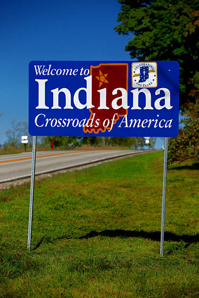 istock Welcome to Indiana Sign 517525344