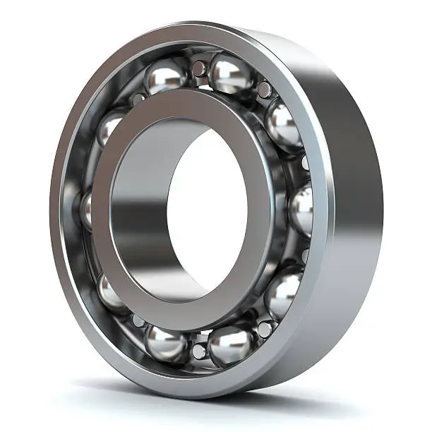 Bearings isolated on white background 3D