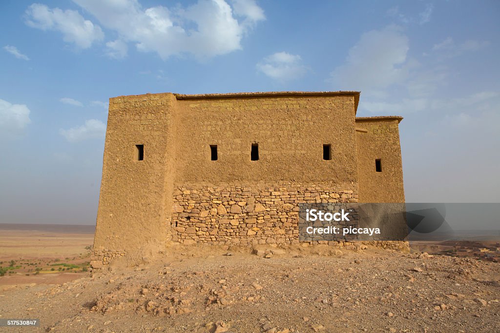 Ait Ben Haddou medieval Kasbah in Morocco Ait-ben-Haddou is a fortified city, or ksar, along the former caravan route between the Sahara and Marrakech in present-day Morocco. Ait Benhaddou has been a UNESCO World Heritage Site since 1987. Africa Stock Photo
