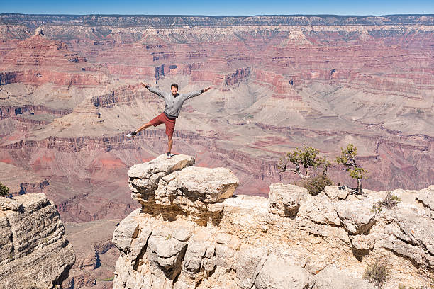 istock Grand Canyon, Incredible Tourist Pose 517531613