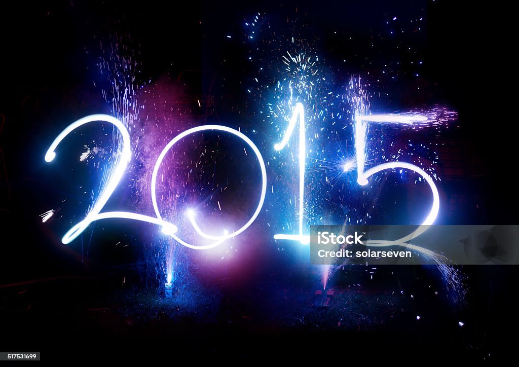 Fireworks party 2015 - New Year Display! 2015 Fireworks party -  Happy New Year Display celebrations! 2015 Stock Photo