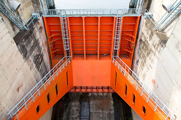 Water gate of Dam