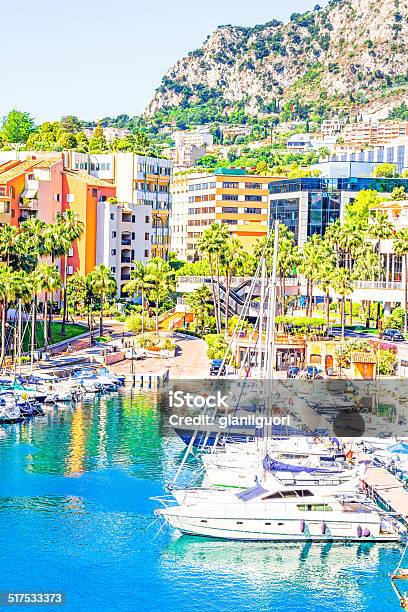 Port In Monaco Stock Photo - Download Image Now - Aerial View, Architecture, Bay of Water