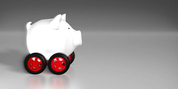 istock Piggy bank - speed pig 517533429