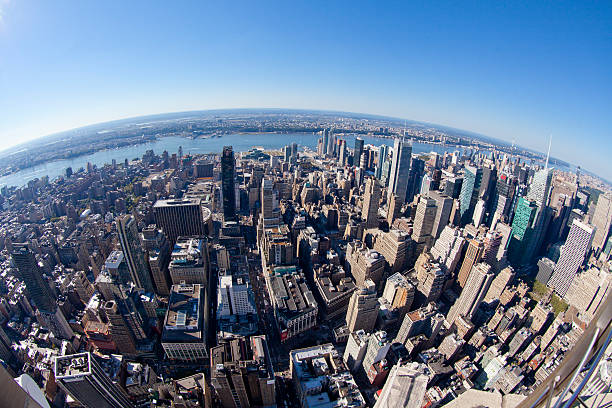 istock High angle view of New York City 517533511