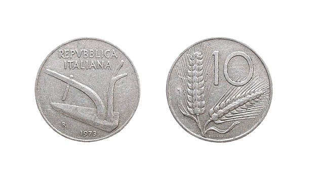 istock italian lira coin isolated on white background 517534733