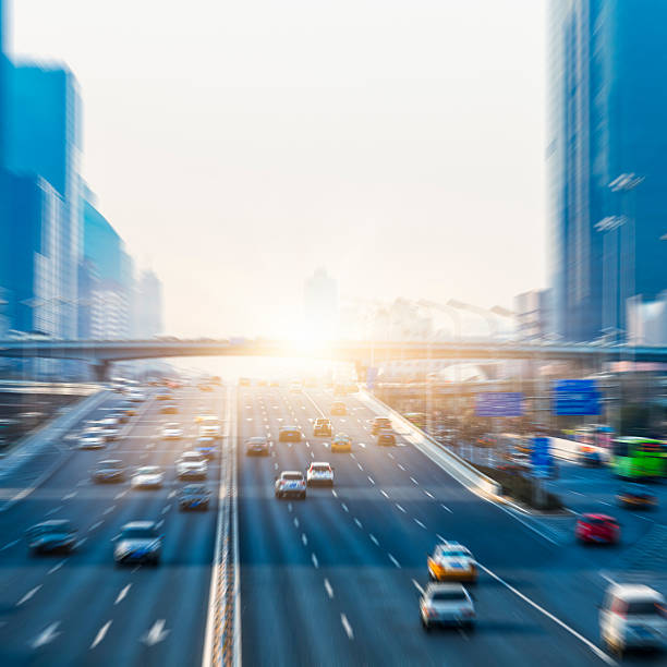 istock motion cars go through city 517534870