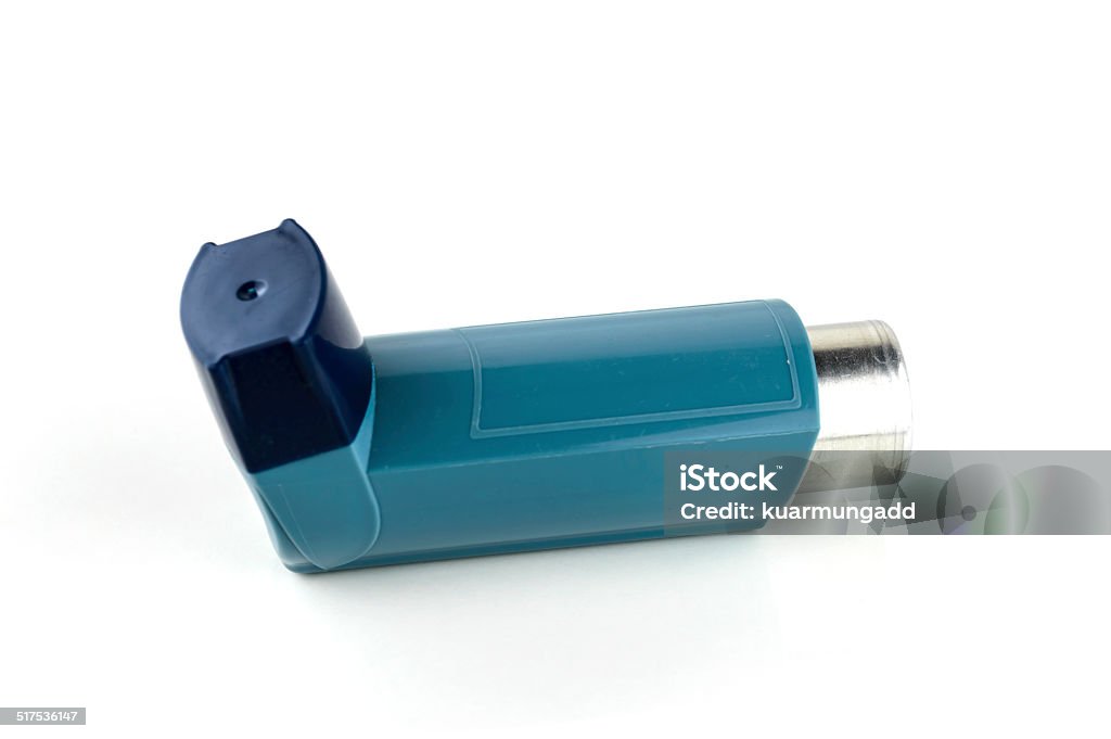 Blocetta Inhalator Bronchodilator Inhaler Using In Asthma Patient On White Background ...