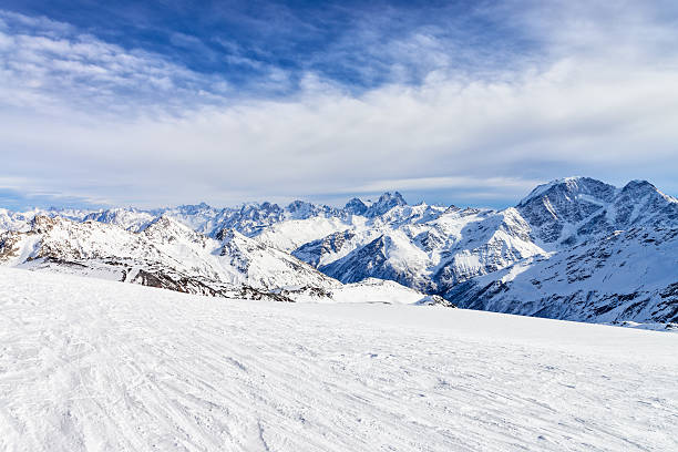 istock Mountain Baksan valley, Elbrus, Russia. 517540528