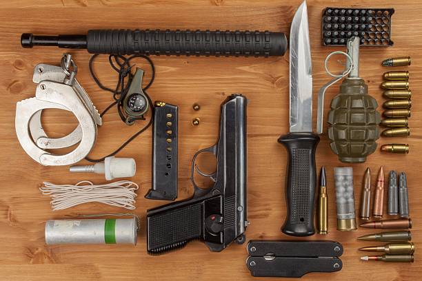 istock Weapons and Equipment secret agent. 517540566