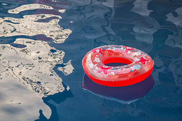 istock rubber ring in the swimming pool 517542454